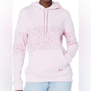 Under Armour Women's Light Pink Patterned Hoodie